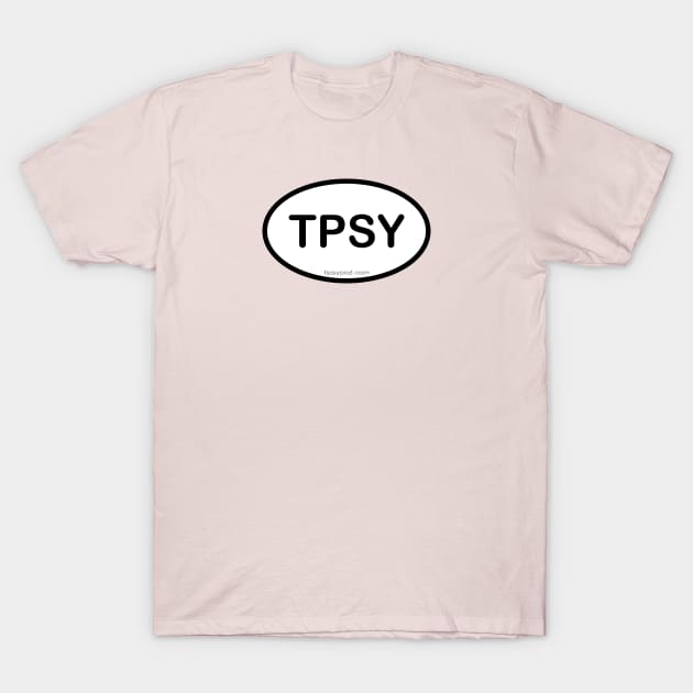 TPSY - Tipsy Pod Abbreviation T-Shirt by Tipsy Pod